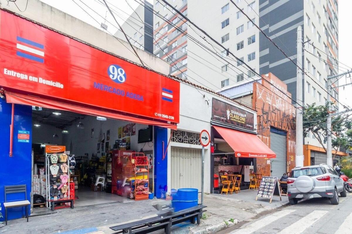 Aconchegante Studio No Bras Com Piscina/Metro Bras São Paulo Exterior foto
